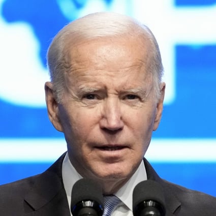 US President Joe Biden speaks at the COP27 UN Climate Summit in Sharm el-Sheikh, Egypt on Friday. Photo: AP