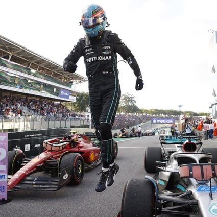 George Russell secured first place in the sprint race prior to the Brazilian Grand Prix in Sao Paulo. Photo: EPA-EFE