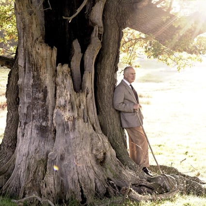 Britain’s King Charles III stands beside an ancient oak tree in Windsor Great Park to mark his appointment as Ranger of the Park on his 74th birthday. Photo: Reuters