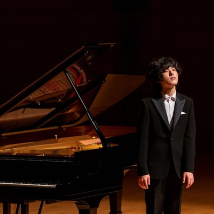 The 18-year-old South Korean pianist Yunchan Lim receives the applause of the audience in his debut recital in Hong Kong. Photo:  Kurt Chan @ HKU Muse 