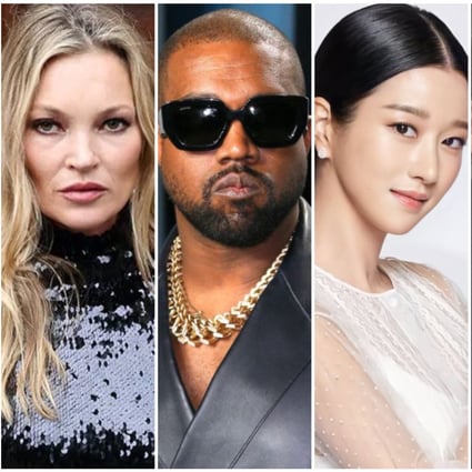 Tiger Woods, Kate Moss, Kanye West aka Ye, Seo Ye-ji and Johnny Depp were all dropped by brands at some point. Photos: AP, @katemossphoto/Instagram, AFP, @Yejisdoormat/Twitter