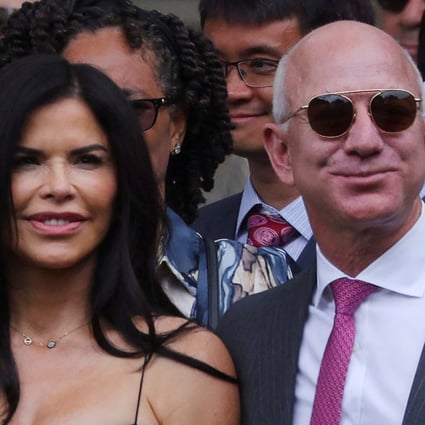Amazon founder Jeff Bezos and partner Lauren Sanchez are ‘building the capacity’ to give away his fortune. Photo: Reuters