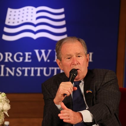 Former US president George W. Bush speaks during a conference in Dallas, Texas, on November 16. Photo: Getty Images/AFP