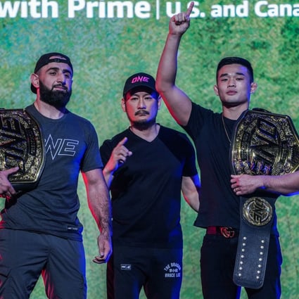 Christian Lee (right) is seeking a second MMA title in ONE Championship when he faces Kiamrian Abbasov at ONE on Prime Video 4 in Singapore. Photos: ONE Championship