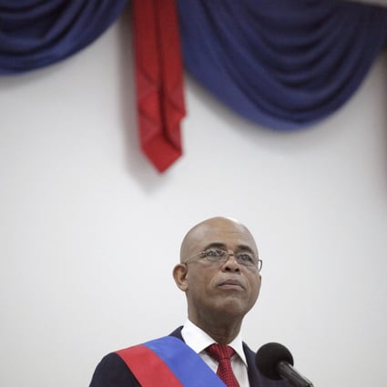 Haiti’s former president Michel Martelly in 2016. Photo: Reuters 