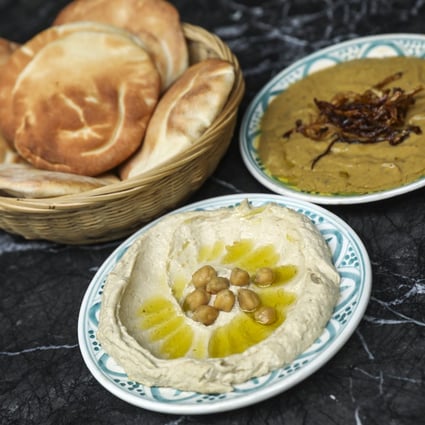 Hummus and bosara with pita bread at Aziza in Sai Ying Pun, Hong Kong, which gets Mey Jen Tillyer’s vote for best Egyptian food in the city. Photo: Nora Tam