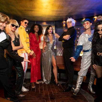 The cast of Felix’s Studio 54 immersive dining experience. Dinner and a show is back in vogue in Hong Kong half a century after its heyday. Photo: Studio 54