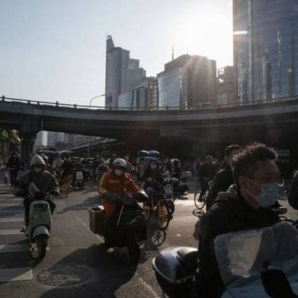 The coronavirus pandemic, a property market slump and external demand have been identified by the IMF as the most immediate economic risks to China. Photo: Bloomberg