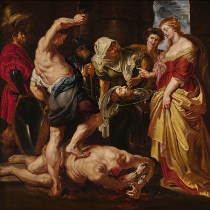 Peter Paul Rubens’ “Salome presented with the severed head of Saint John the Baptist” (circa 1609) is being shown by Sotheby’s in Hong Kong from November 23-27, 2022 ahead of its auction in New York. Photo: Sotheby’s