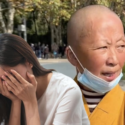 A nun in China is under fire after donating the proceeds from the sale of her home to charity while her daughter struggles to pay for university. Photo: SCMP composite/handout