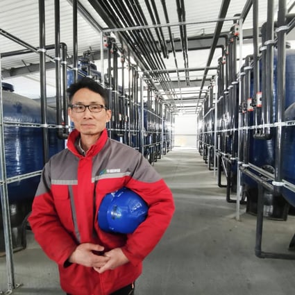 Achelous Pure Metal founder and technical director Alan Wong Yuk-chun at a joint venture metals recycling plant in Inner Mongolia autonomous region. Photo: Handout
