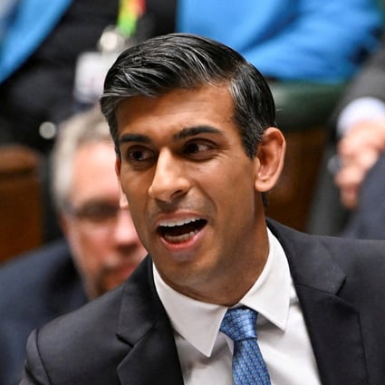 British Prime Minister Rishi Sunak speaks at the House of Commons on November 23. Sunak gave his first major foreign address in London on Monday evening. Photo: UK Parliament/Reuters