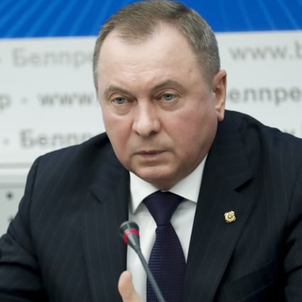 Belarusian Foreign Minister Vladimir Makey, who died at 64. File photo: AP