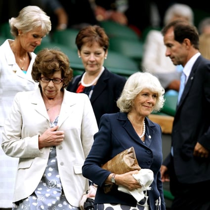 The then Duchess of Cornwall takes her seat next to Lady Sarah Keswick (left) in this 2011 photo. Lady Sarah has been named one of the Queen’s Companions to Queen Consort Camilla, as the duchess is now known under the reign of King Charles III.  Photo: Getty Images