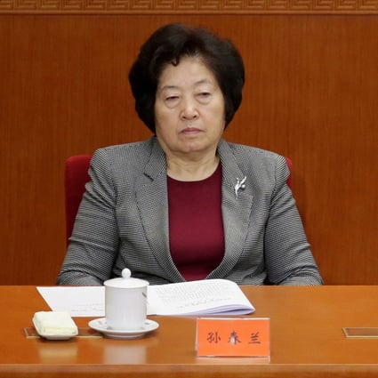 Chinese Vice-Premier Sun Chunlan has led the country’s Covid-19 response for the past three years. Photo: Reuters