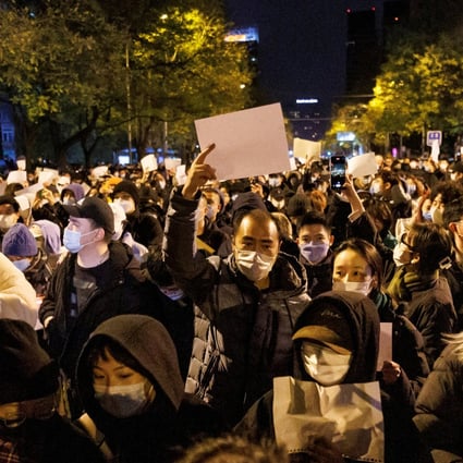 Protests were staged in Beijing and other major cities last weekend. Photo: Reuters 