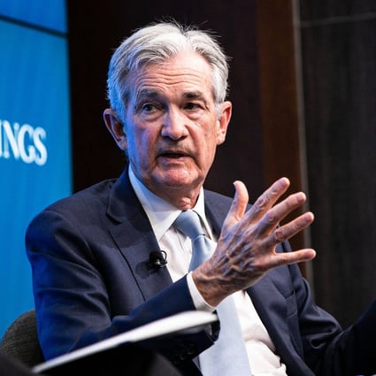 China’s yuan hit a two-week high against the US dollar on Thursday, with the American currency coming under pressure after US Federal Reserve Chair Jerome Powell said rate increases could be scaled back “as soon as December”. Photo: Bloomberg