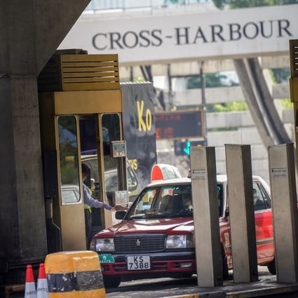 Traffic congestion at the Kowloon side entrance of the Cross Harbour Tunnel. Photo:  SCMP / Elson Li