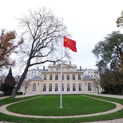The Chinese embassy in Paris, France. Photo: Xinhua