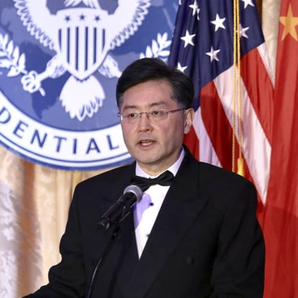 Chinese ambassador to the United States Qin Gang told American business leaders that “China will never shut its door”. Photo: Xinhua