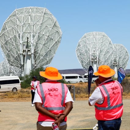 The launch of construction of the Square Kilometre Array-Mid telescope outside the town of Carnarvon,  in Northern Cape, South Africa. Photo: Reuters