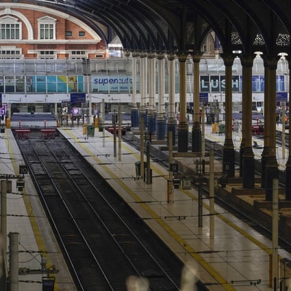 A new wave of train strikes begins in Britain next week, as well as industrial action by workers in other industries. Photo: AP
