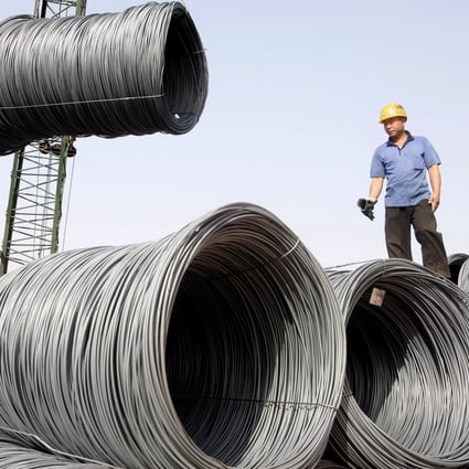The United States and the European Union are reportedly mulling over the possibility of imposing tariffs on Chinese steel. Photo: EPA-EFE