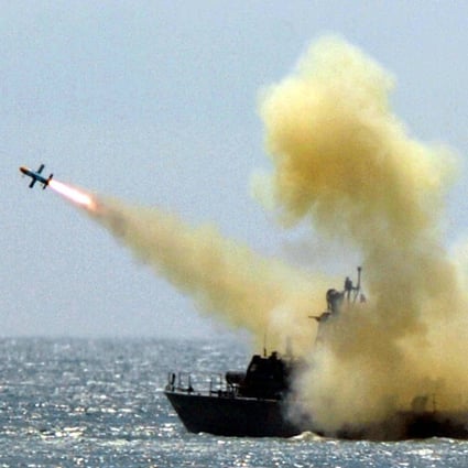 A Taiwanese patrol boat fires a ship-to-ship missile during a military drill in 2006. Vietnam slammed Taiwan’s recent live-fire exercises near Taiping Island as “illegal”. Photo: AFP