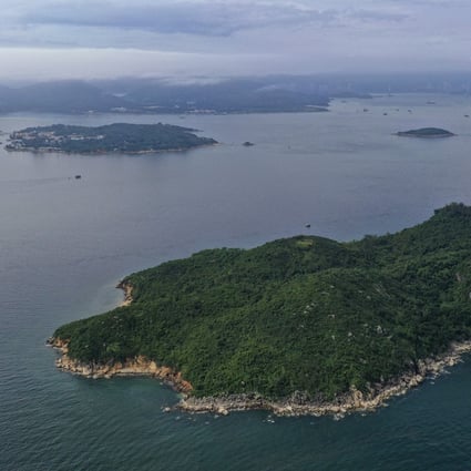 Artificial islands off Lantau will be built near Sunshine Island, Peng Chau (back left) and Siu Kai Yi Chau (Back right). Photo: Martin Chan