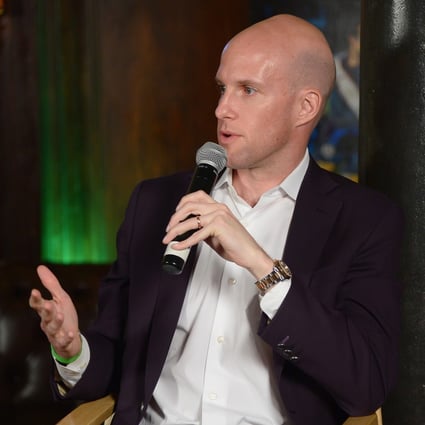 Grant Wahl speaks on a panel discussion at the 2014 Kicking + Screening Soccer Film Festival New York. Photo: TNS