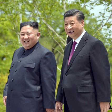 Xi Jinping and Kim Jong-un pictured in Pyongyang in 2019. Photo: AFP