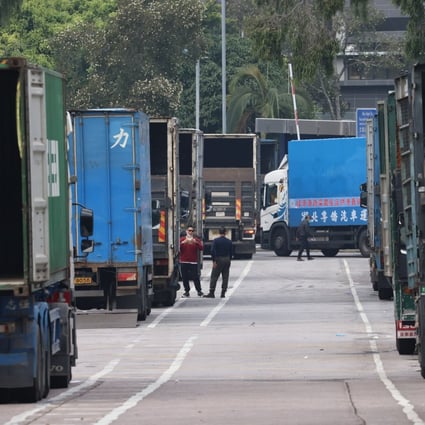 Sector representatives have estimated that almost 90 per cent of cross-border drivers had lost or left their jobs since March. Photo: K. Y. Cheng