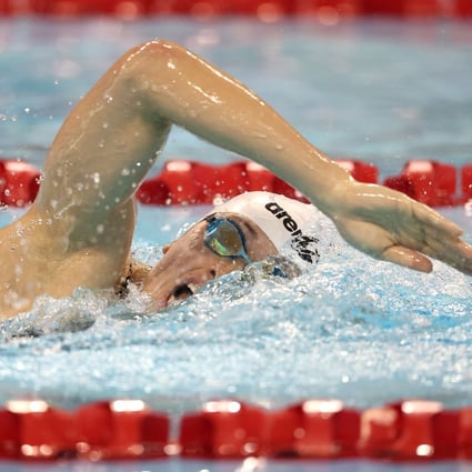 Siobhan Haughey of Hong Kong is defending her world titles in the 100m and 200m freestyle. Photo: AFP