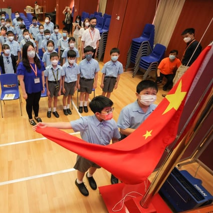 Hong Kong’s teachers are expected to actively promote national education under the new code of conduct for their profession. Photo: Jelly Tse
