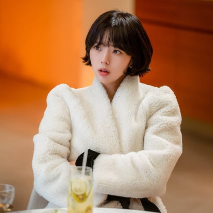 Chae Soo-bin in a still from The Fabulous, in which she plays a bubbly fashion PR in a love triangle. The show tries to strike a balance between fantasy and relatability. 