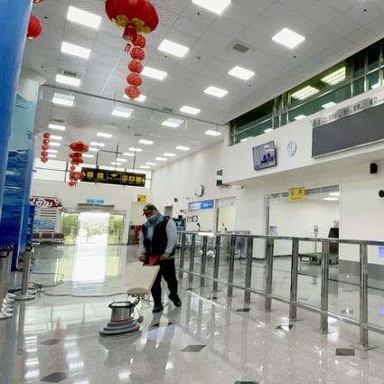 The Shuitou ferry terminal on Quemoy. Services to mainland China have been suspended for nearly three years because of the pandemic. Photo: CNA