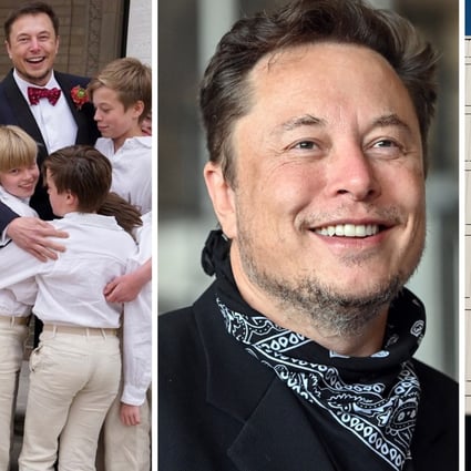 How tech billionaire Elon Musk continued to make the news in 2022, from his Twitter turnarounds to wanting to boost the US population – and the reveal on the Tesla/Neuralink boss fathering twins with an employee. Photos: @mayemusk/Instagram, DPA, AP