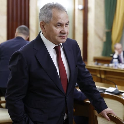 Russian Defense Minister Sergei Shoigu in Moscow, Russia on Wednesday. Photo: Sputnik, Government Pool Photo via AP