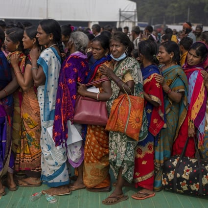 Indian women queue for a free medical check-up in Mumbai. The country’s Dalits, the “untouchables”, are excluded from all jobs except the worst-paid and most degrading – on the pretext of maintaining the spiritual purity of those in higher castes. Photo: AP