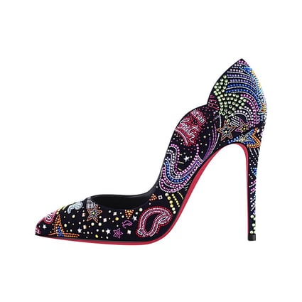 Christian Louboutin’s sparkly Hot Chick Starlight pumps will definitely have you party-ready. Photo: Christian Louboutin