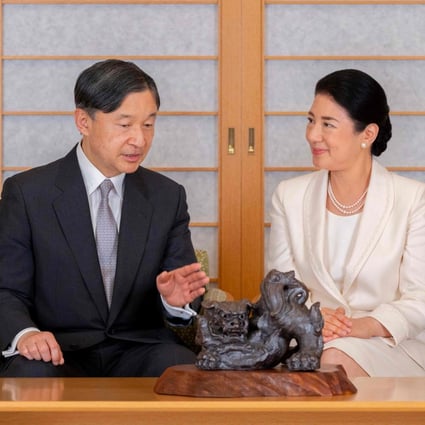 Japan’s Emperor Naruhito (left) and Empress Masako at the Imperial Palace in Tokyo earlier in December. Photo: Imperial Household Agency/AFP