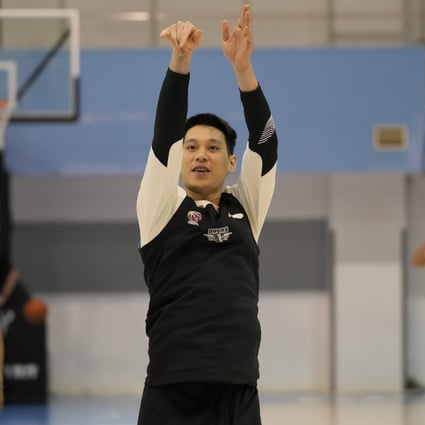 Jeremy Lin during a training session with the Beijing Ducks. Photo: Getty Images