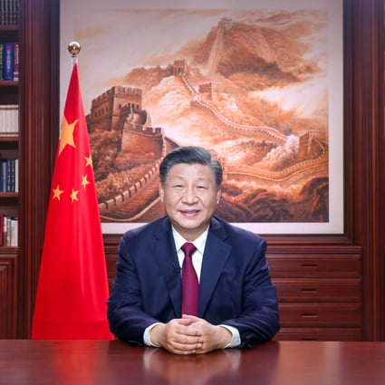 Chinese President Xi Jinping struck an upbeat tone in his New Year message. Photo: Xinhua