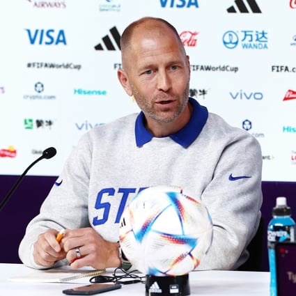 Gregg Berhalter, head coach of the United States, during a press conference at the 2022 World Cup in Qatar. Photo: TNS
