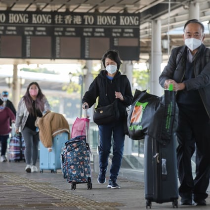 60,000 travellers expected each way between Hong Kong, mainland China every day 2 The border between Hong Kong and mainland China will be reopened on Sunday. Photo: Sam Tsang