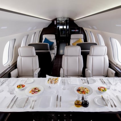 VistaJet is now offering Michelin-starred in-flight dining. Photo: Dominick Gravel