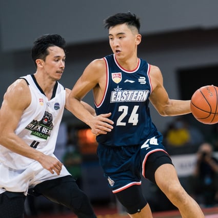 Oliver Xu came off the bench to finish with nine points and six rebounds. Photo: Hong Kong Eastern