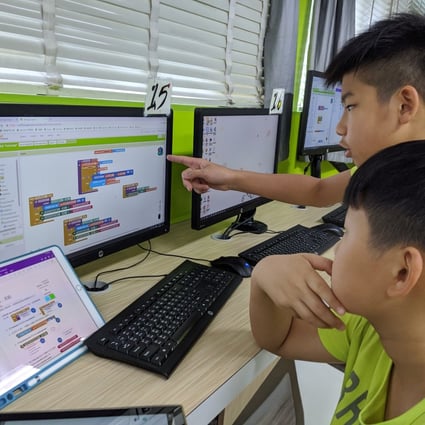 Hong Kong students work on their coding skills from as young as three as educators believe that the benefits reach beyond IT to all parts of the curriculum. Photo: HKJC