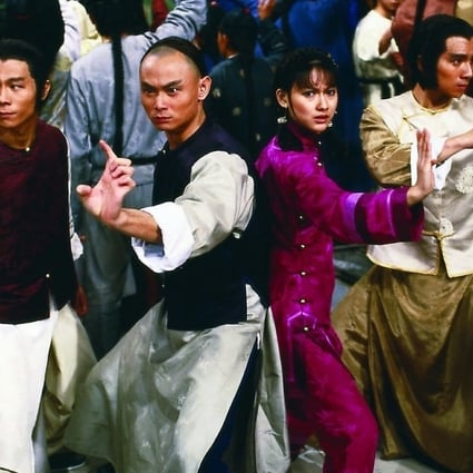 Gordon Liu and Kara Wai (centre) in a still from Martial Club, one of the two greatest kung fu films, along with The Eight Diagram Pole Fighter, directed by legendary martial arts movie choreographer Lau Kar-leung.