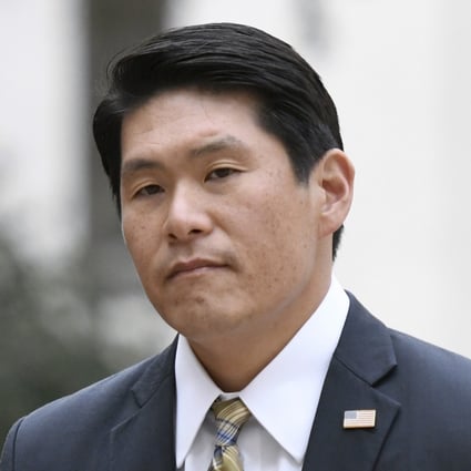 US Attorney Robert Hur arrives at court in Baltimore in November 2019. Photo: AP